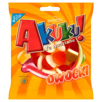 JUTRZENKA AKUKU! TE NADZIANE OWOCKI ŻELKI 90 G