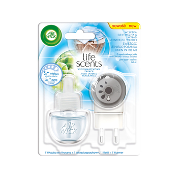AIR WICK ELEKTRYCZNY SWIEŻOŚĆ LETNIEGO PORANKA 19 ML KOMPLET