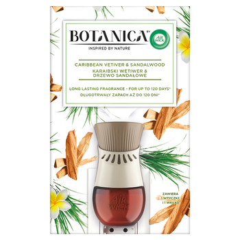 BOTANICA BY AIR WICK KARAIBSKI WETIWER & DRZEWO SANDAŁOWE / CARIBBEAN VETIVER & SANDALWOOD 19ML KOMPLET