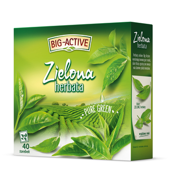 BIG - ACTIVE HERBATA ZIELONA PURE GREEN 40TB/72G
