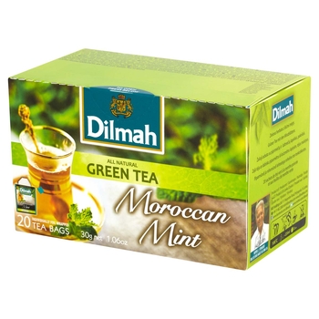 DILMAH GREEN TEA MOROCCANT MINT 20X1,5 G