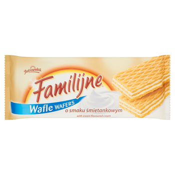 FAMILIJNE WAFLE O SMAKU ŚMIETANKOWYM 180 G