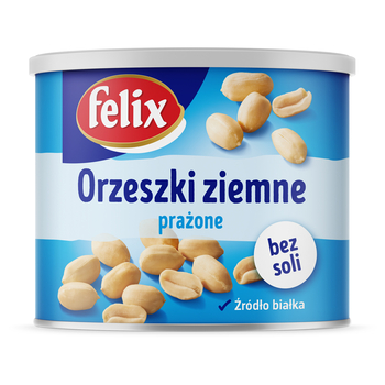 FELIX ORZESZKI ZIEMNE PRAŻONE BEZ TŁUSZCZU, BEZ SOLI 140G