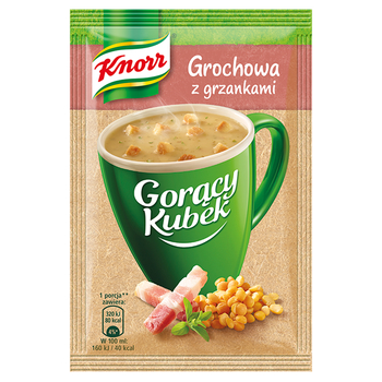 KNORR GORĄCY KUBEK GROCHOWA Z GRZANKAMI 21G