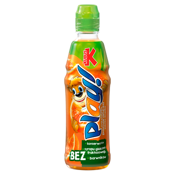 KUBUŚ PLAY! NAPÓJ Z MARCHWI I OWOCÓW MARCHEW JABŁKO POMARAŃCZA LIMETKA 400 ML OPAK 12