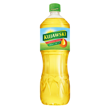 KUJAWSKI OLEJ RZEPAKOWY Z PIERWSZEGO TŁOCZENIA 1L