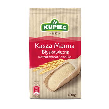 KUPIEC KASZA MANNA BŁYSKAWICZNA 400G