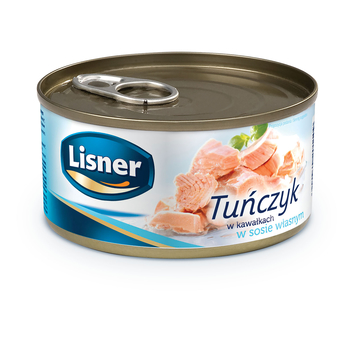 TUŃCZYK W KAWAŁKACH W SOSIE WŁASNYM LISNER 170G