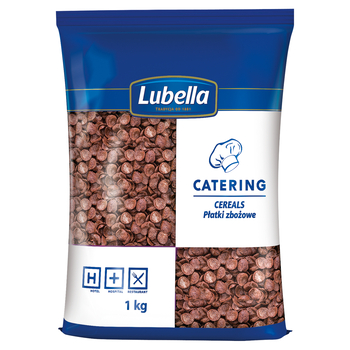 LUBELLA CATERING ZBOŻOWE MUSZELKI O SMAKU CZEKOLADOWYM 1 KG
