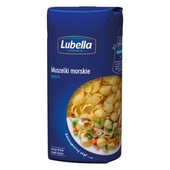 LUBELLA GNOCCHI MAKARON MUSZELKI MORSKIE 400 G