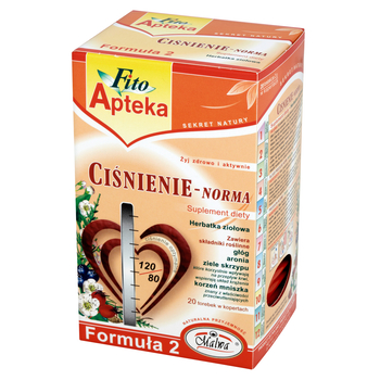 MALWA FITO APTEKA HERBATKA ZIOŁOWA CIŚNIENIE NORMA 20X2G SUPLEMENT DIETY