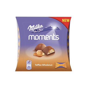MILKA MOMENTS TOFFEE WHOLE NUT 97G