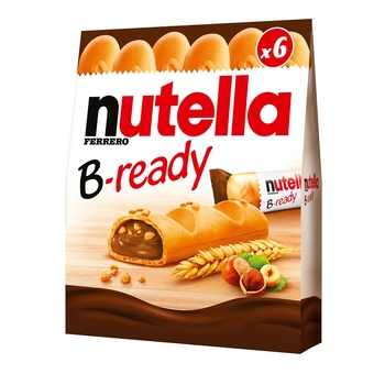 NUTELLA B-READY, WAFELEK Z KREMEM, 6SZT, 132G