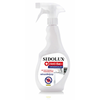 SIDOLUX ANTI-BAC + ATOMIZER DO DEZYNFEKCJI POWIERZCHNI  500 ML PL