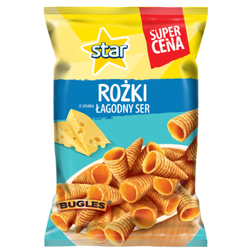 STAR ROŻKI ŁAGODNY SER 95G X 25
