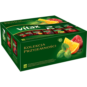 HERBATA VITAX KOLEKCJA PRZYJEMNOŚCI - MIX KARTON