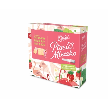 E. WEDEL PTASIE MLECZKO O SMAKU KOKTAJLU TRUSKAWKOWEGO 380G